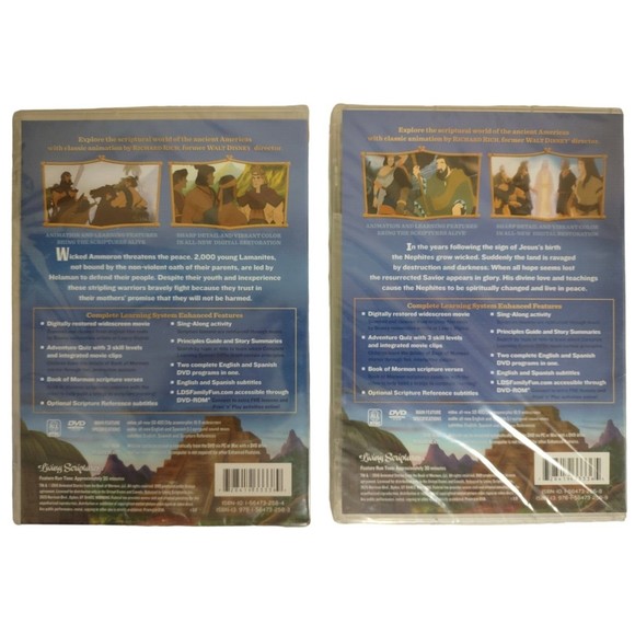 Living Scriptures Helaman's Stripling Warriors Savior In America Mormon LDS DVD - Picture 2 of 3